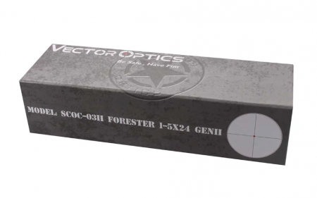 Оптический прицел 30 мм SFP Forester 1-5x24 GenII