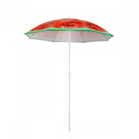 Зонт пляжный NISUS Арбуз d 1,8м с наклоном 