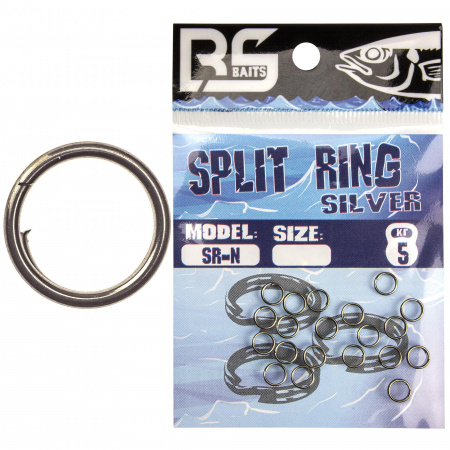 Заводные кольца BS Baits Split Ring Silver #4.5 20шт