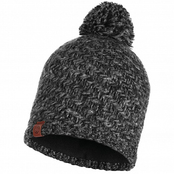 Шапка Buff KNITTED & POLAR HAT AGNA BLACK (US:one size)