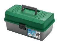 Ящик рыболовный двухполочный зеленый (T-HS-2TTB-G) Helios