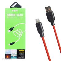 USB кабель Hoco X21 Plus Silicone charging cable for Micro (black red)