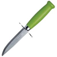 Нож Morakniv Scout 39 Safe Green, нержавеющая сталь, деревянная рукоять (салатовая)