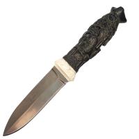Нож Метелица 2, х12мф, граб, рог, объемная вырезка