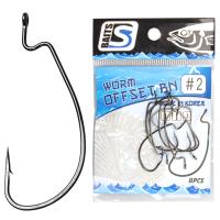 Крючки BS Baits WORM OFFSET BN №2