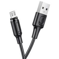 USB кабель Borofone BX41 Amiable magnetic charging cable for Micro магнитный (black)