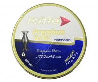 Пуля пневм. RIFLE Premium Series Flathead medium 4,5 мм. 0,50 гр. (500 шт. в банке)