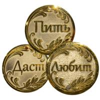 Монетка никель/фианиты/чехол