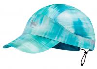 Кепка Buff Pack run Cap Marbled Turquoise