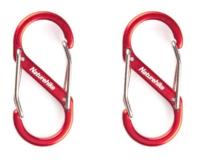 Карабин многофункциональный Naturehike NH20GS004 S-Type 5 см, 2шт