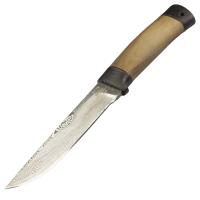 Нож Златоуст Н14, ст. 65Г-Х12МФ1, текстолит, орех