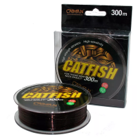 Леска Caiman Catfish 300м, 0,70мм темно-коричневая