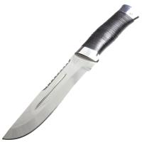 Нож Златоуст Н55 ст.ЭИ-107 дюраль, кожа