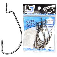 Крючки BS Baits WORM OFFSET BN №3/0