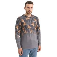 Футболка EF Addiction UPF 50+ с дл рук, капюш и карманом цвет Dune Camo размер