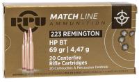 Патрон 223 Rem PPU Match HP BT 4,47г