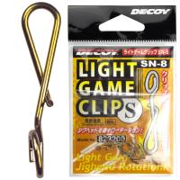 Застежка Decoy SN-8 Light Game Clip S Bronze 15pc