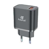 СЗУ FaizFull FC166. 1USB, 3A, QC3.0, 20Вт (Black)