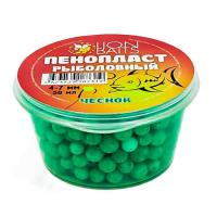 Пенопласт Lion Baits рыболовный Чеснок (зел) 4-7мм