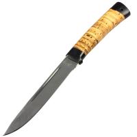 Нож Златоуст Н58 ст. ЭИ-107 .текстолит, береста