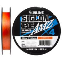 Шнур Sunline Siglon PE  х4 AMZ 150m (оранж.)