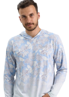 Футболка UPF 50+ с дл рук и капюш EF ADD-G701H, цв Winter Bloom