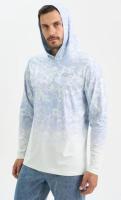 Футболка UPF 50+ с дл рук и капюш EF ADD-G700H, цв Frosted Cloud