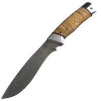 Нож Златоуст Н63 ст.65Г-Х13 дюраль, береста
