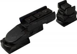 Крепление для оптики GFM Sauer 202 ZM/VM BH 17 mm, KR26, поворотное,быстросъемное, из 2-х ч