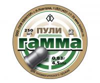 Пуля пневм. "Гамма" (250 шт.), 0,83гр, кал. 4,5мм