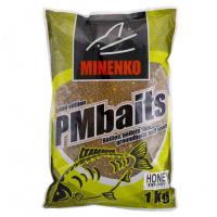 Прикормка Minenko PMbaits GROUNDBAITS HONEY (мед), 1 кг,