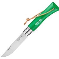 Нож Opinel №7 Trekking нержавеющая сталь, зелёный