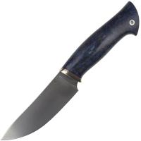 Нож Кайман, .ст.D2, мельхиор, стабилизированная карельская береза