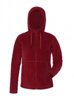 Куртка флисовая женская "Чара Н" (бордовый)