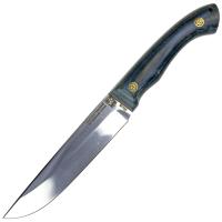 Нож ЦМ "Лиса" (сталь 95x18, микарта сине-зелёная)