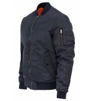 Куртка мужская демисезонная Бомбер 763-002 Navy (Синий)