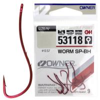 Крючок OWNER  Worm SP-BH bloody red №8 7шт