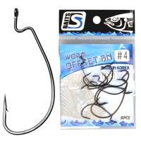 Крючки BS Baits WORM OFFSET BN №4