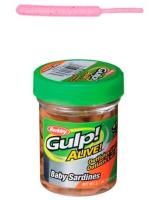 Силикон Berkley -  GULP ALIVE BABY SARDINE 2in PINK (уп.36шт)