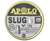 Пуля пневм. Apolo "Slug", для винт., 5,5мм 1,8гр.(250шт.)