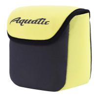 Чехол Aquatic Ч-48СЖ для катушки неопреновый (цвет: синий/желтый)