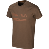Футболка Harkila logo Slate brown