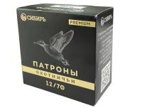 Патрон СИБИРЬ PREMIUM 12/70/34 №3 б/к