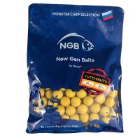 Бойлы прикормочные вареные NGB "Tuttti-Frutti" 15 мм. 1кг.