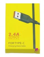 USB кабель Denment D01T Type-C (1m\2.4a)(black)
