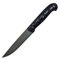 Нож Стандарт 2, х12мф, черное дерево, цм, резьба по рукояти