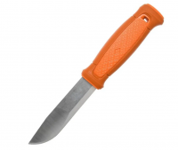 Нож Morakniv Kansbol, нержавеющая сталь, прорезиненная ручка, цвет оранжевый, ножны c огнивом