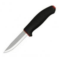 Нож Morakniv 711, углеродистая сталь, цвет черный/красный