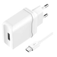 Сетевое ЗУ, USBx2, 2.4A, Smart IC, белое OLMIO