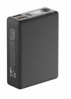 Внешний АКБ QX-10, 10000mAh, 22.5W QuickCharge3.0/PowerDelivery, LCD, графитовый, OLMIO